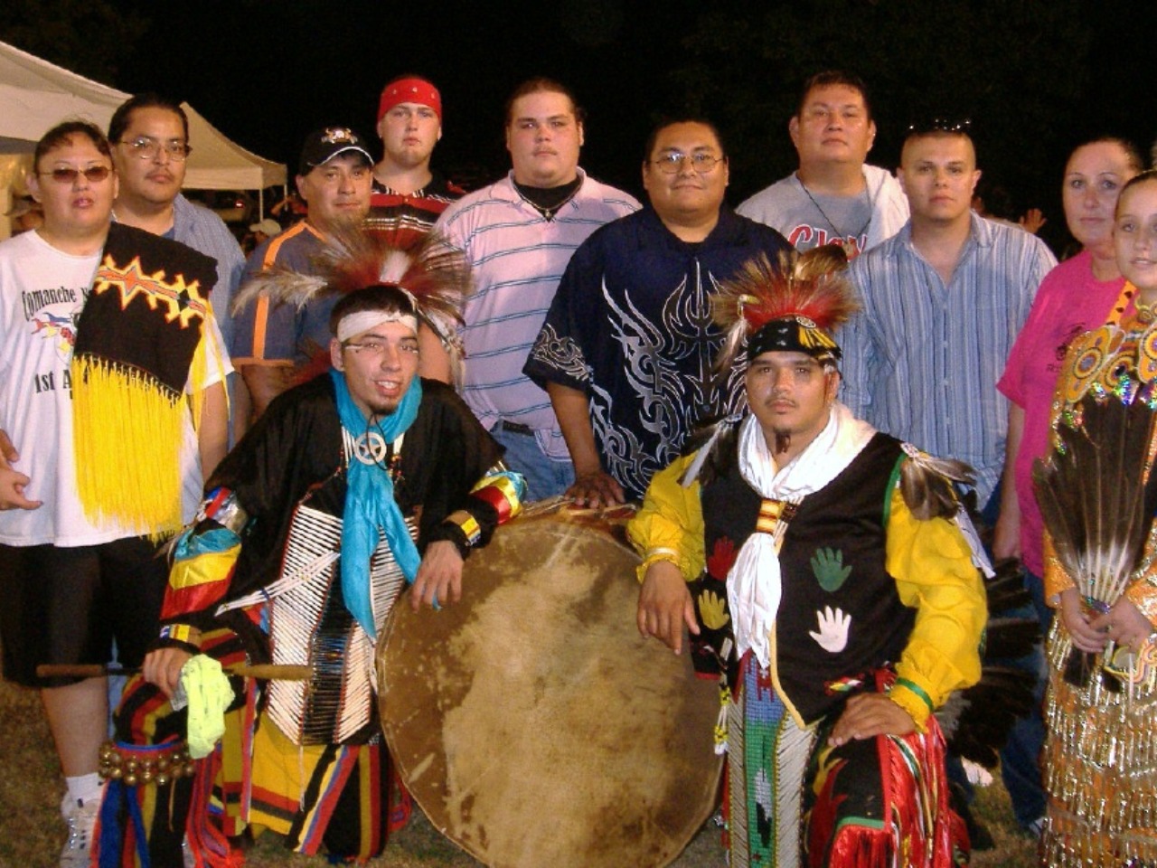 Native American Powwow Drum Bad Water Singers bought 3 powwow drums from Drum People