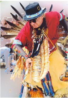 Keith Little Badger Dancing at Native American Powwow Native American Powwow