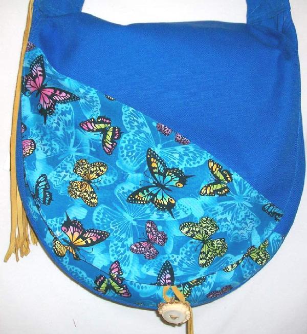 https://thedrumpeople.com/drum-bags/bluebutterfly.jpg Native American Hand Drum Bag designed by The Drum People