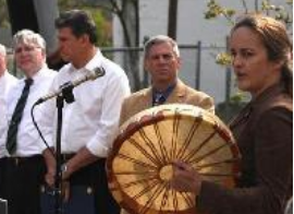 Tina C. Plays her Native American Hand Drum in Support of WV Earth Day The Drum People make Native American Hand Drum supporting Earth Day in WV