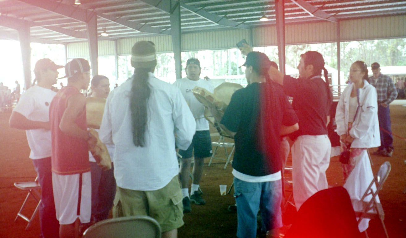 The Drum People lend Native American Drums Northern Star Singers from Canada Borrow Native American Hand Drums from The Drum People
